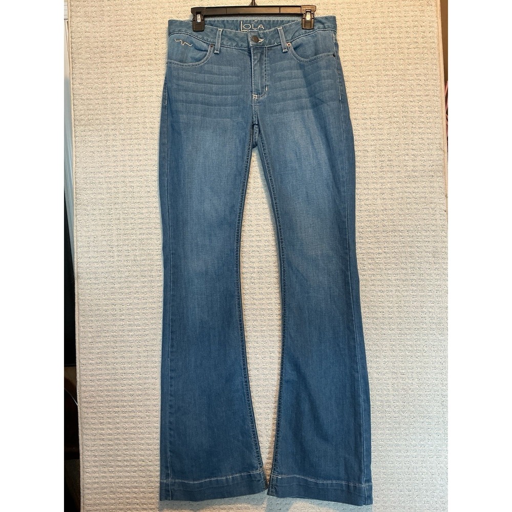 Kimes Rimes LOLA Jeans Boot Cut 4/34 Medium Wash Stretch 32x35